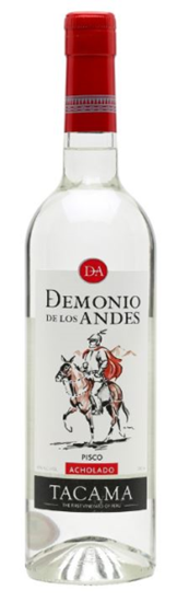 Image sur Pisco Demonio de Los Andes Acholado 40° 0.7L